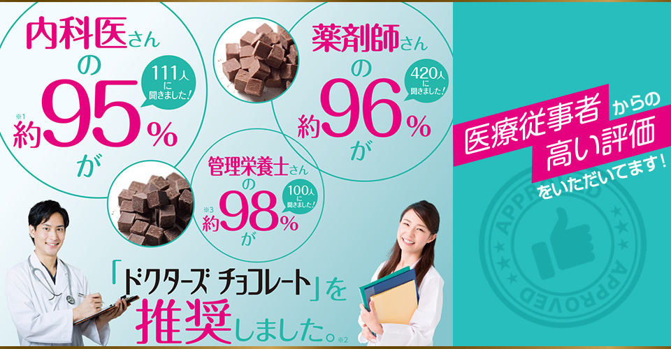 医療従事者からの高い評価をいただいています!